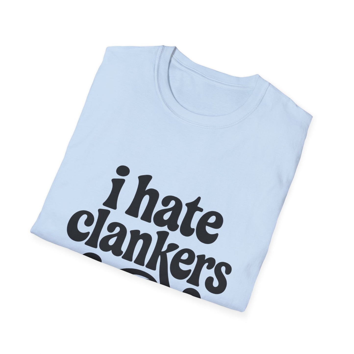 I Hate Clankers - Retro Groovy Graphic Tee
