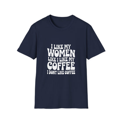 I Like My Women Like I Like My Coffee - Retro Groovy Graphic Tee