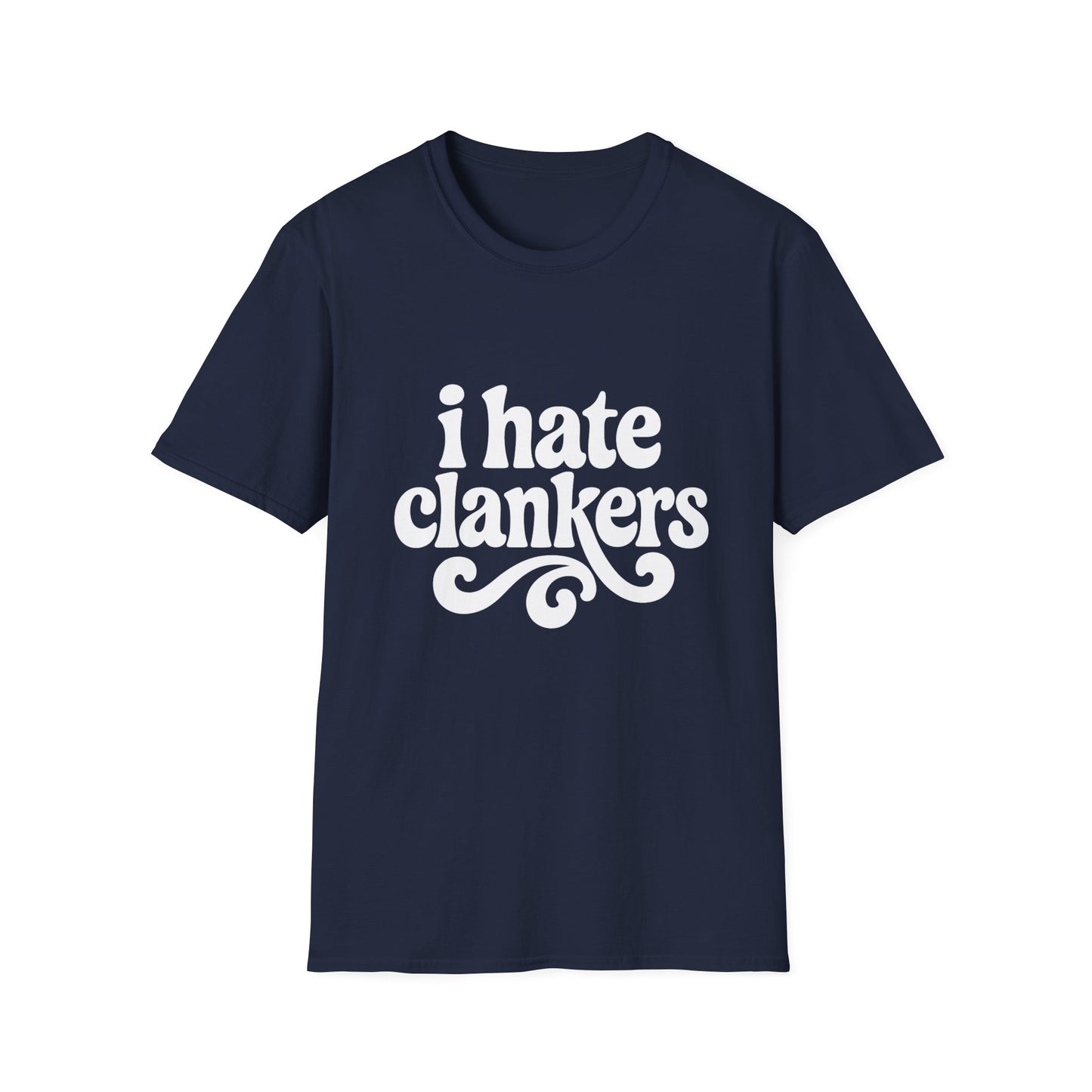 I Hate Clankers - Retro Groovy Graphic Tee