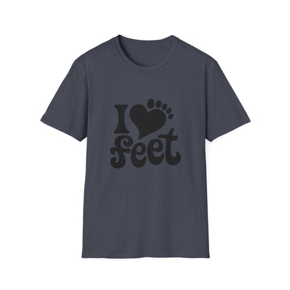 I <3 Feet - Retro Groovy Graphic Tee