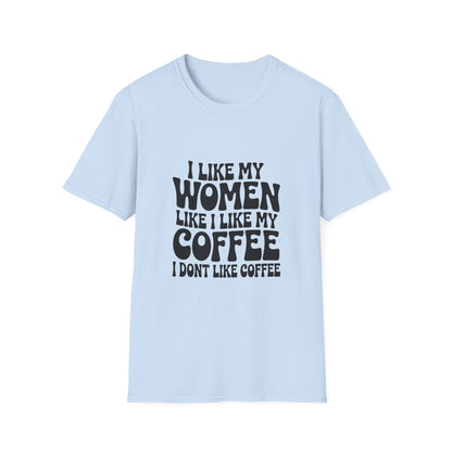 I Like My Women Like I Like My Coffee - Retro Groovy Graphic Tee