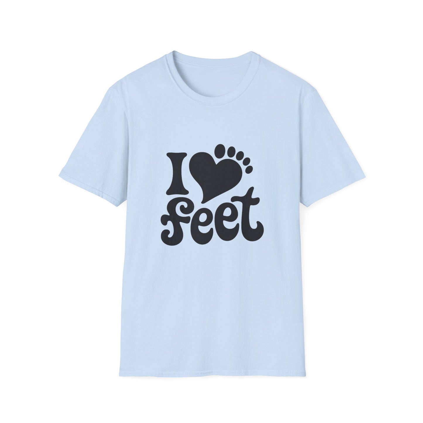 I <3 Feet - Retro Groovy Graphic Tee