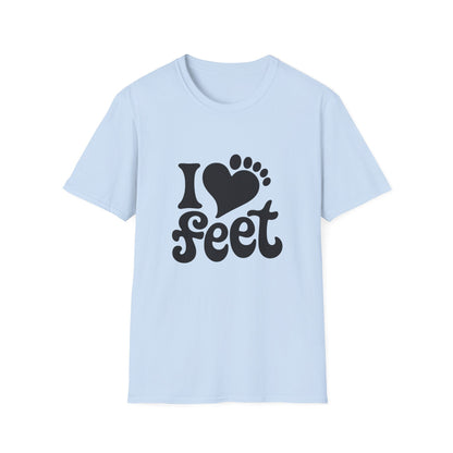 I <3 Feet - Retro Groovy Graphic Tee