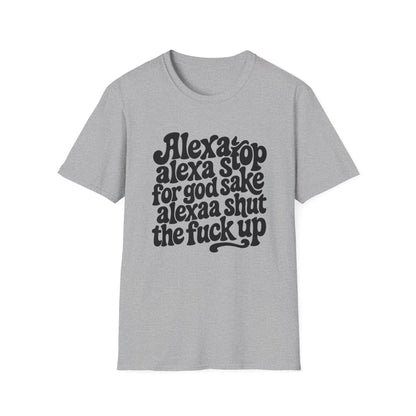 Alexa Stop - Retro Groovy Graphic Tee