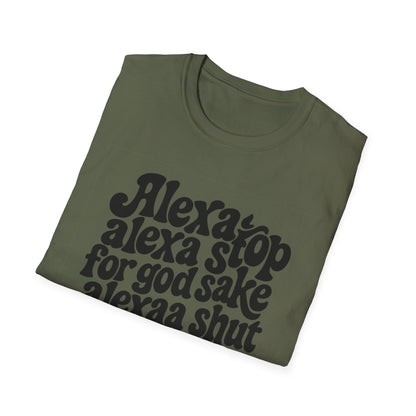 Alexa Stop - Retro Groovy Graphic Tee