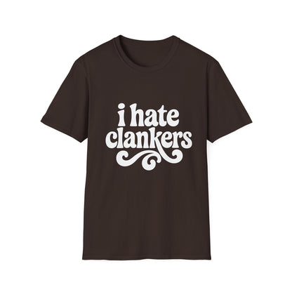 I Hate Clankers - Retro Groovy Graphic Tee