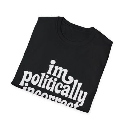 Politically Incorrect - Retro Groovy Graphic Tee