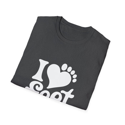 I <3 Feet - Retro Groovy Graphic Tee