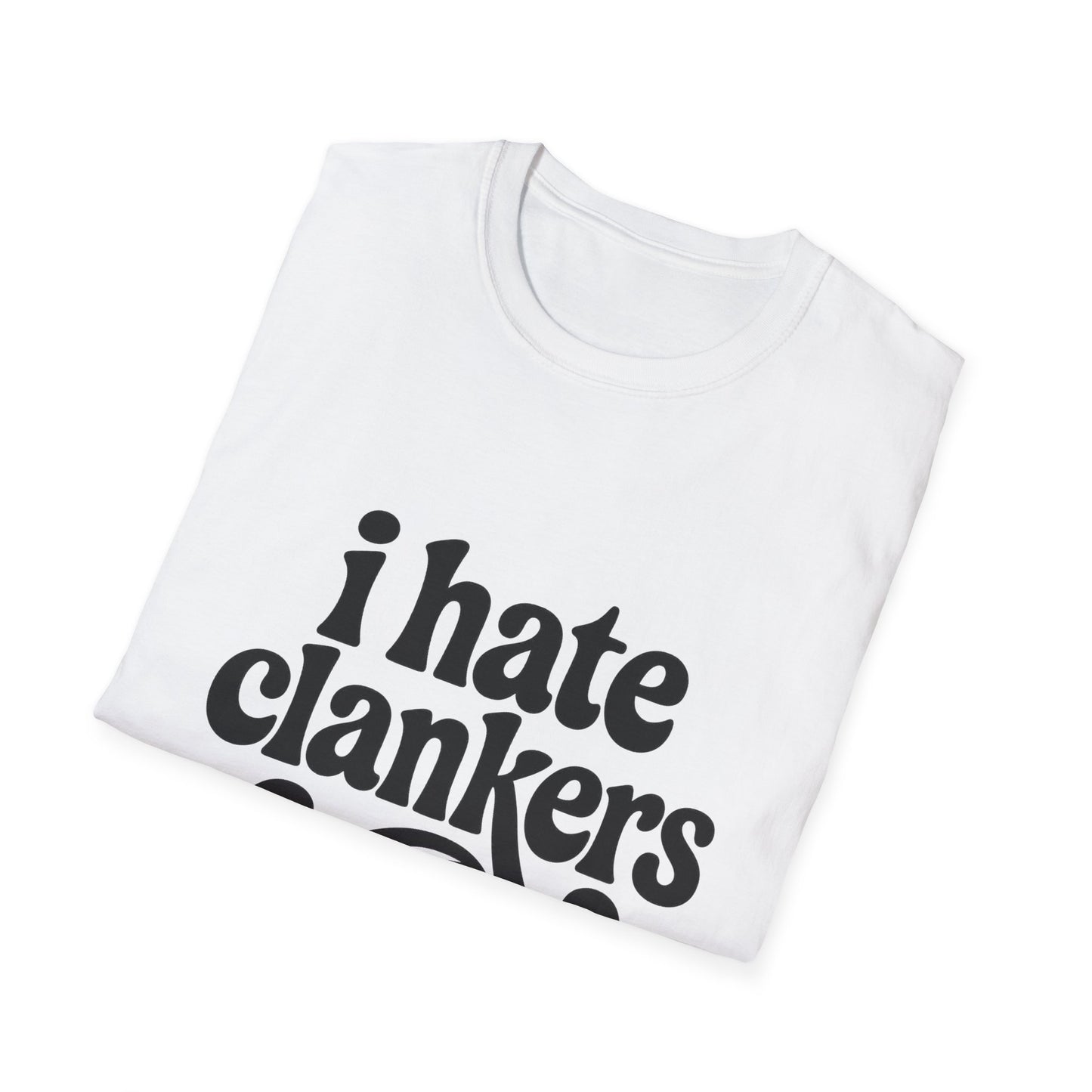 I Hate Clankers - Retro Groovy Graphic Tee
