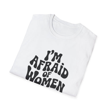 I'm Afraid of Women - Retro Groovy Graphic Tee