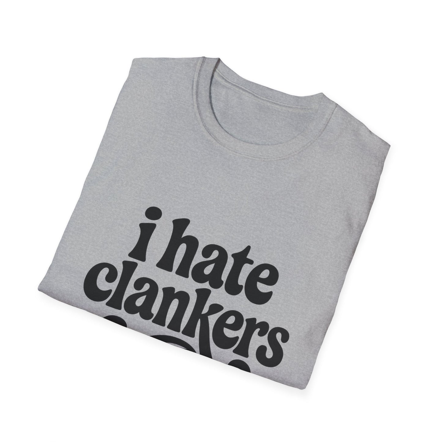 I Hate Clankers - Retro Groovy Graphic Tee