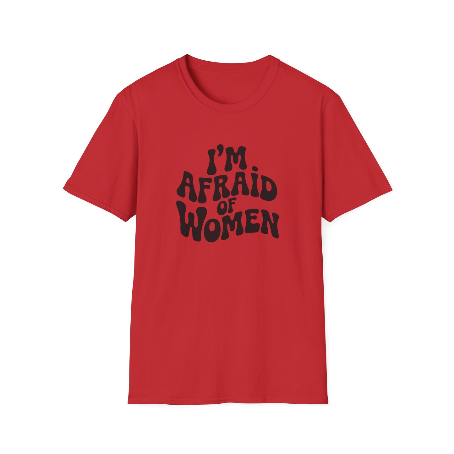I'm Afraid of Women - Retro Groovy Graphic Tee