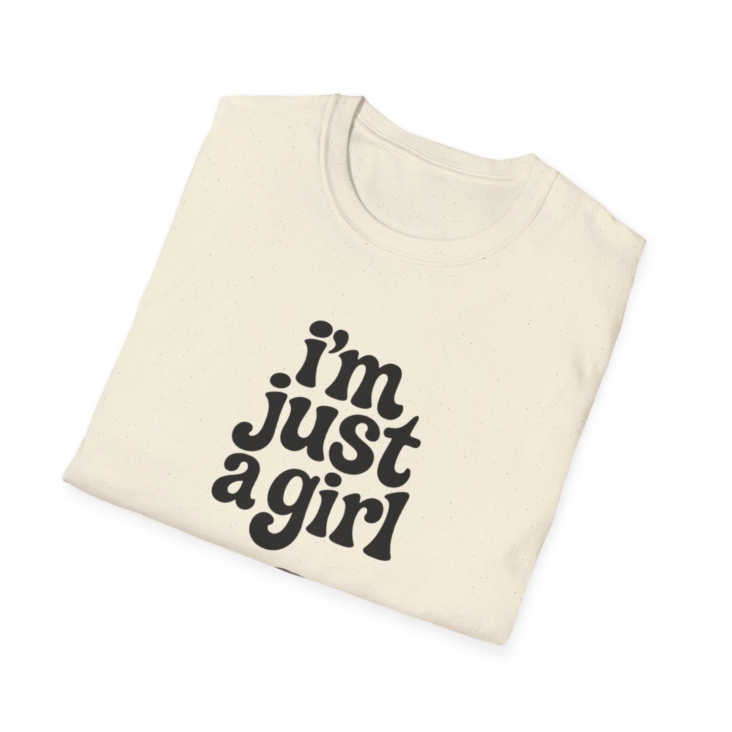 I'm Just a Girl - Retro Groovy Graphic Tee