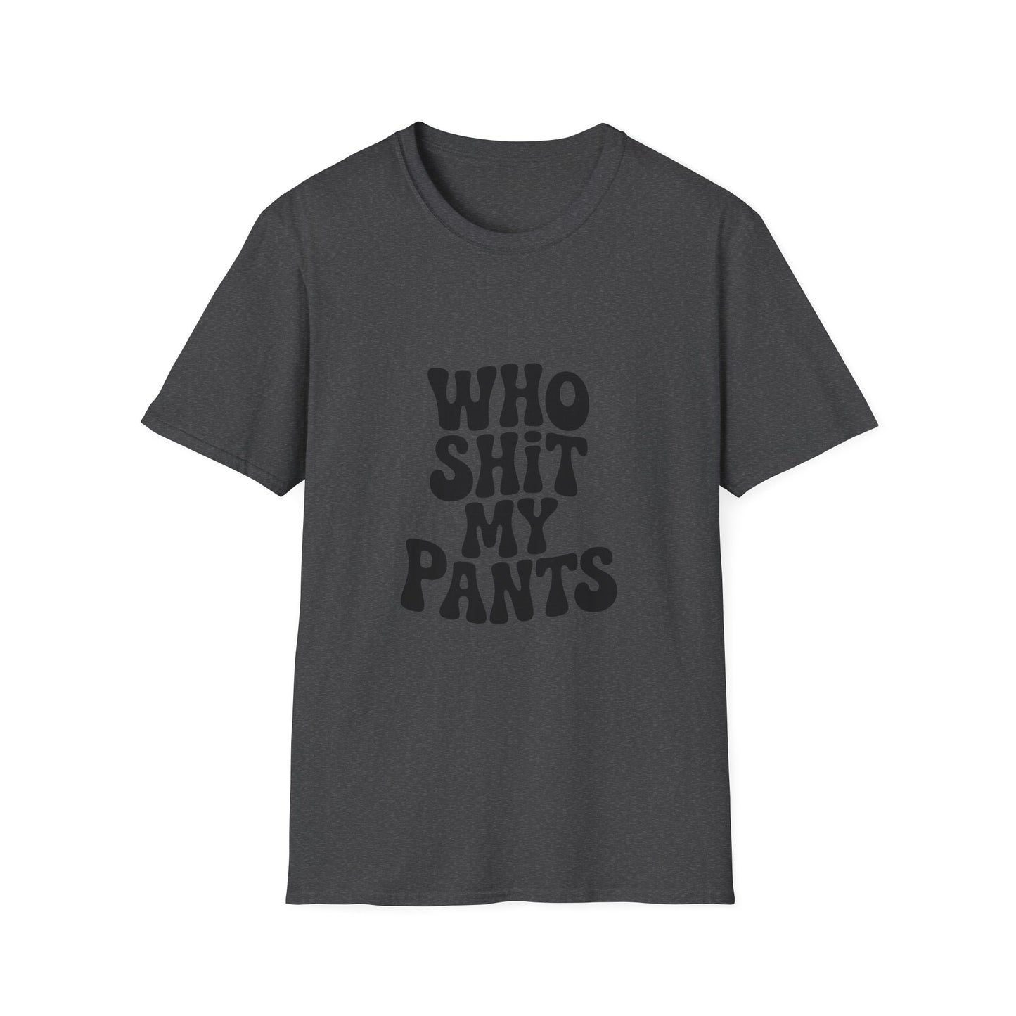 who shit my pants - Retro Groovy Graphic Tee
