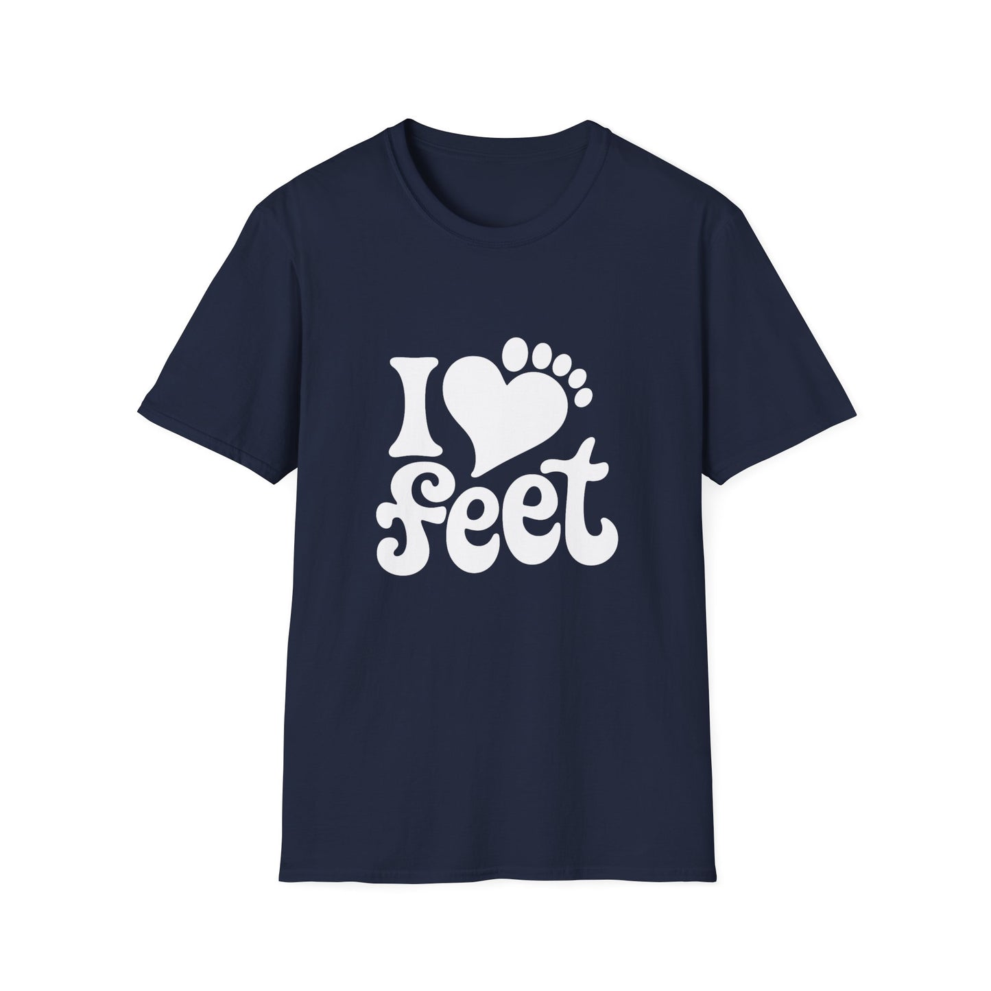 I <3 Feet - Retro Groovy Graphic Tee