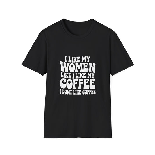 I Like My Women Like I Like My Coffee - Retro Groovy Graphic Tee