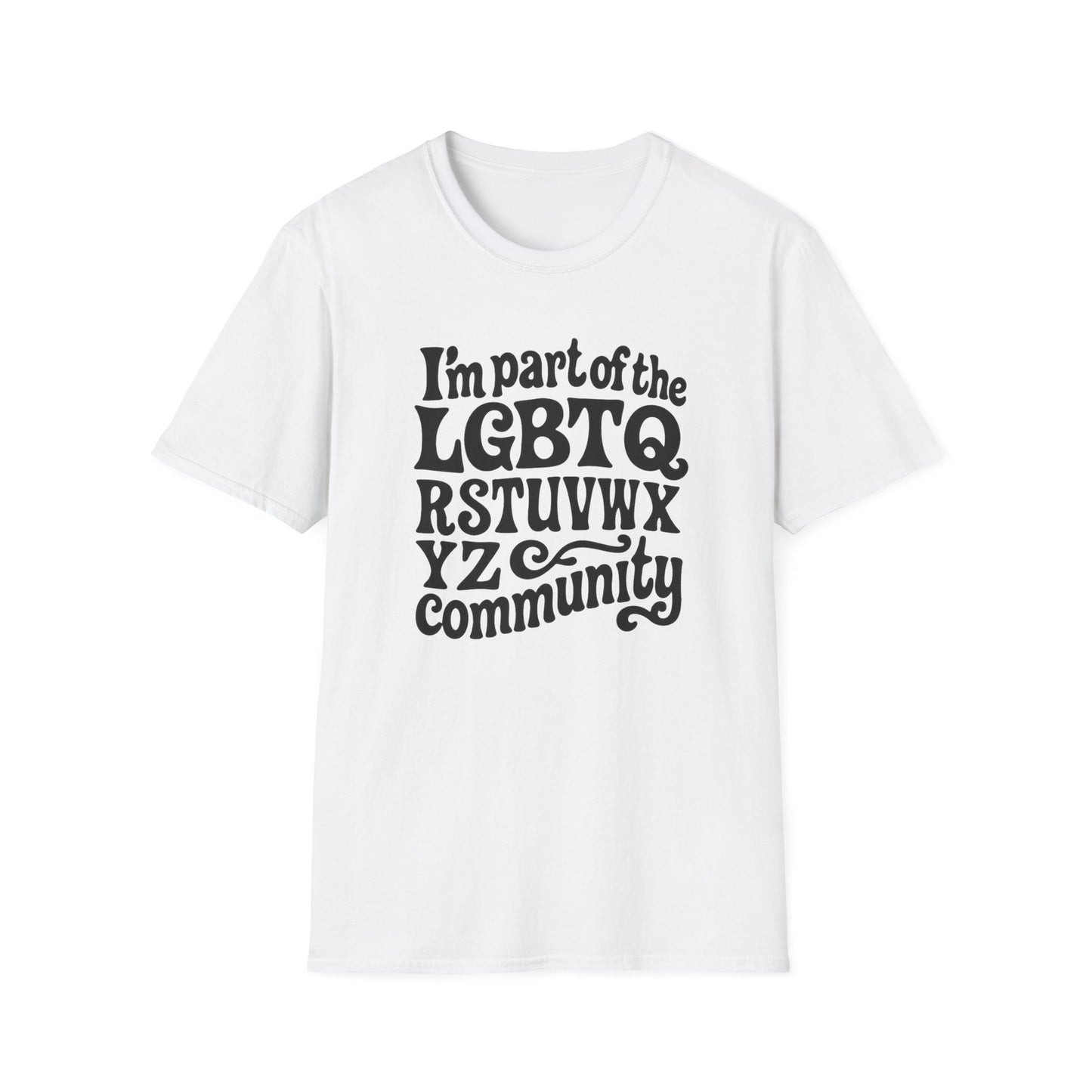 Alphabet Soup - Retro Groovy Graphic Tee